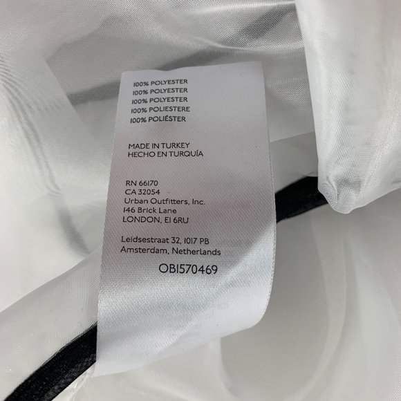 Anthropologie Maeve Sheer Bow Front Jacket L - Picture 7 of 8